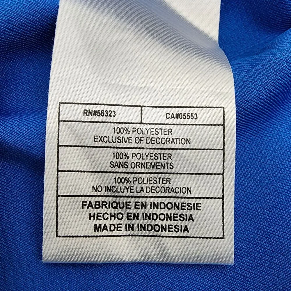Nike Womens T Shirt Medium Blue Performance Tee Athletic Workout Gym Training